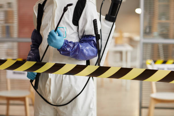 Professional Biohazard Cleanup technician working in Walnut, IL